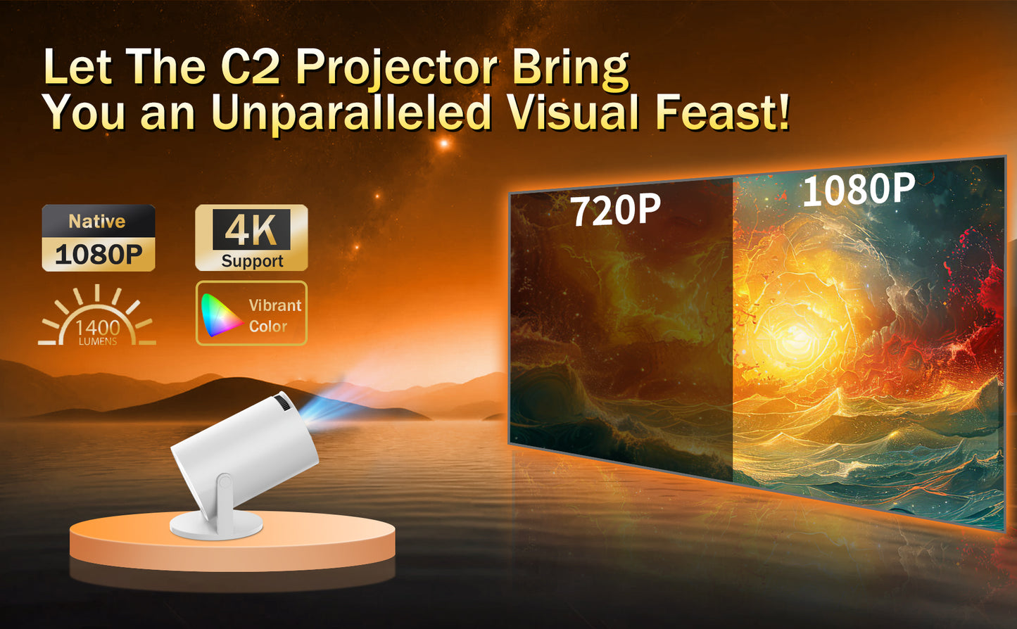 Mini Round Projector
